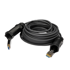 HFOC-100A-15 Armoured HDMI 2.0 active hybrid cable, 4K60 (male-male), 15 m, Length: 15