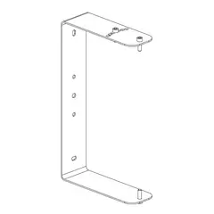 KPTED60WH Wall Mounting Bracket, White, For ED60P, Colour: White