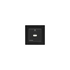 WP-871XR/789T/EU(B) Frame and Faceplate Set, Black, For WP-871xr/WP-789T EU Wall Plate