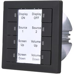CDPS-TG1 LED Button Control Keypad, Input Port Type: 8xButton, Output Port Type: 8xTerminal Blocks