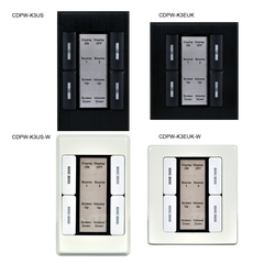CDPW-K3US 8 Button Control Keypad with IP, Control Interface Type: 8xLED Button, Colour: Black