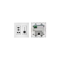 WP-EN6 4K60 4:2:0 1G HDCP 2.2 PoE 2–Gang Wall–Plate Video Encoder