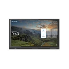AVE-8630-A Avocor 4K LED Commercial Interactive Touch Screen, Up to 20 Point Touch, E Series 86" Display, LED, Black