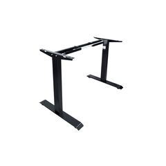 BSSD-L10-18/14 B 2-Stage Single Motor Electric Sit-Stand Desk Frame, black, Colour: Black