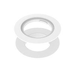 9003500101 Compact Adapter - Ø60 mm to fit Ø80 mm assembly hole, for Powerdot Compact, white, Colour: White