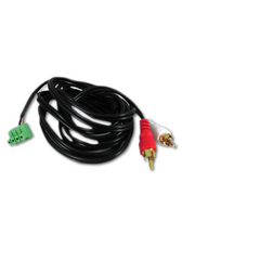 845R0340-06 Audio Cable, Stereo 2 RCA, Phoenix, Black, 2m