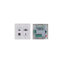 WP-20/US(W) HDMI & VGA Wall-Plate Auto Switcher, 2 (included), 6 (Optional)A, White, Version: US, Colour: White
