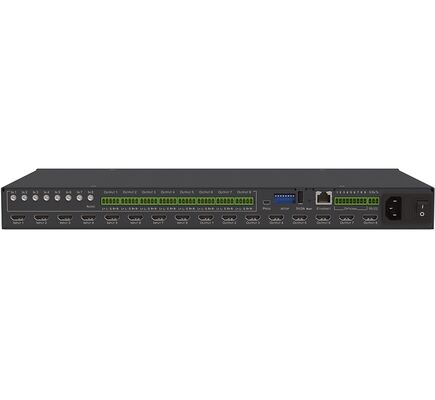 VS-88H2A 8x8 4K HDR HDCP 2.2 Matrix Switcher with Analog & Digital Audio Routing, 3 image